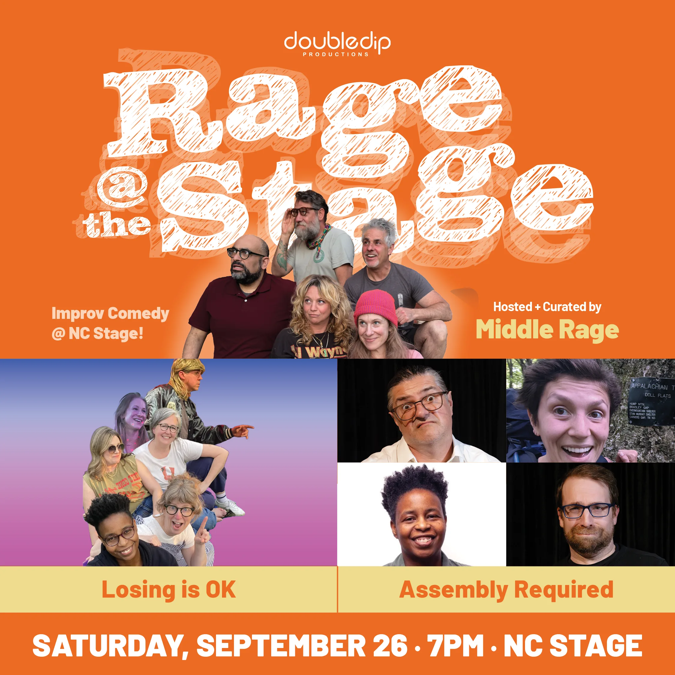Rage @ The Stage: A Frenzied Evening of Improv Comedy at NC Stage! - September 26th