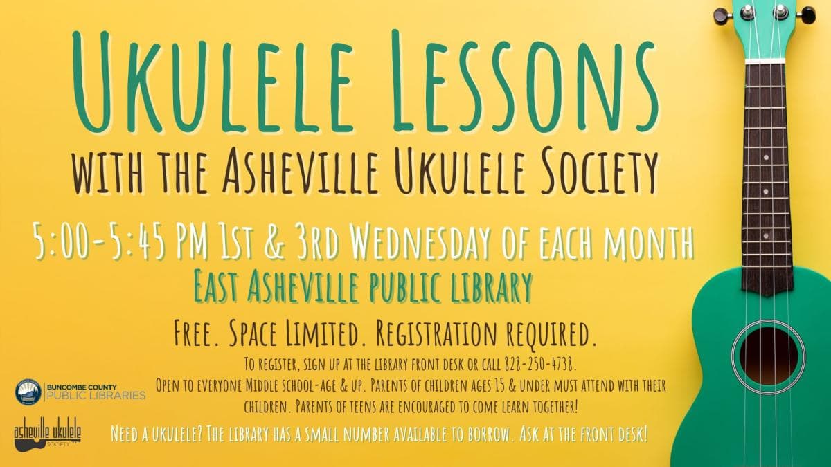 Ukulele Lessons with the Asheville Ukulele Society