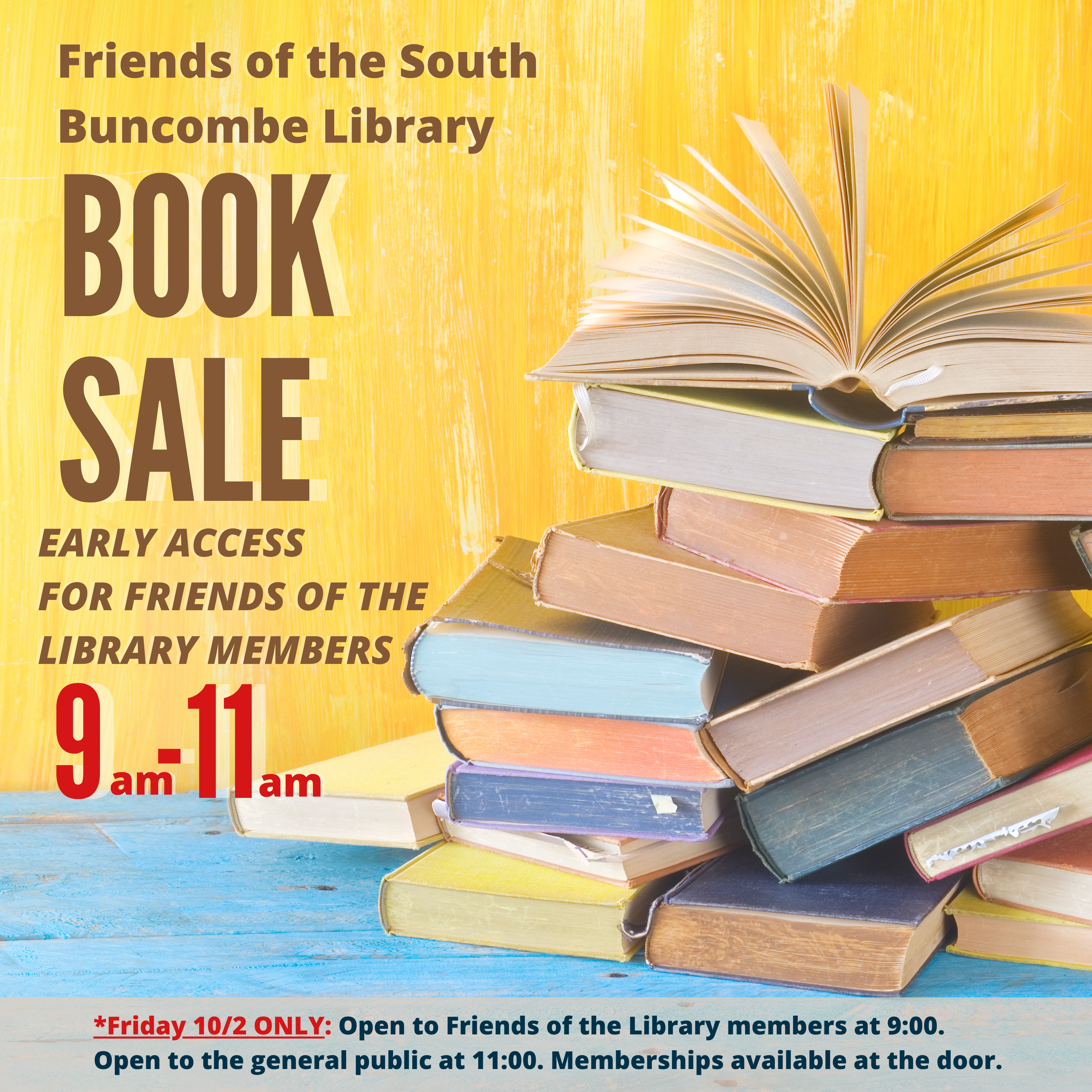 Friends of the South Buncombe Library Booksale - Members Only Early Access