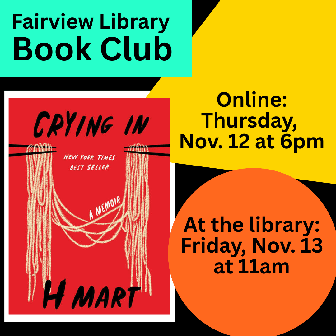 Book Club discusses Crying in H Mart by Michelle Zauner