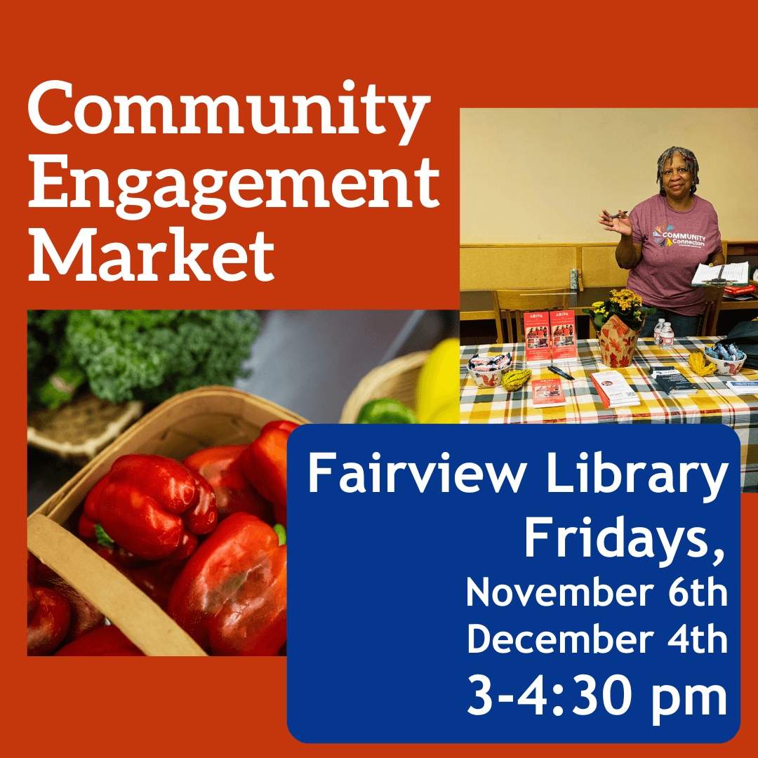 Community Engagement Market at Fairview Public Library