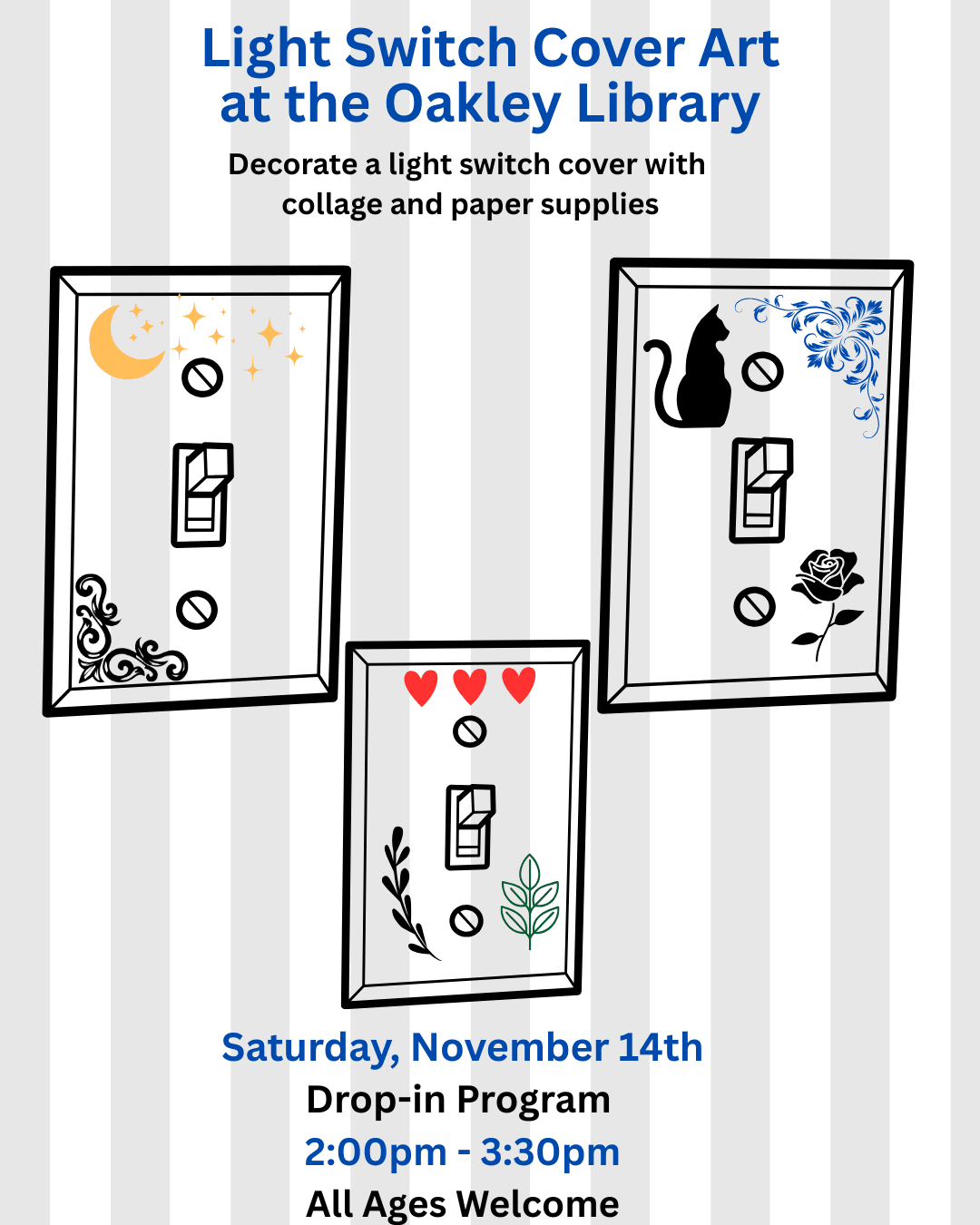 Light Switch Cover Art at Oakley Library