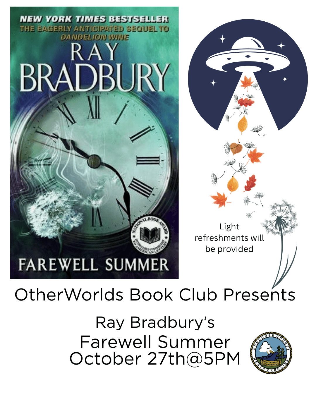 OtherWorld SF & Fantasy Book Club : Farewell Summer by Ray Bradbury