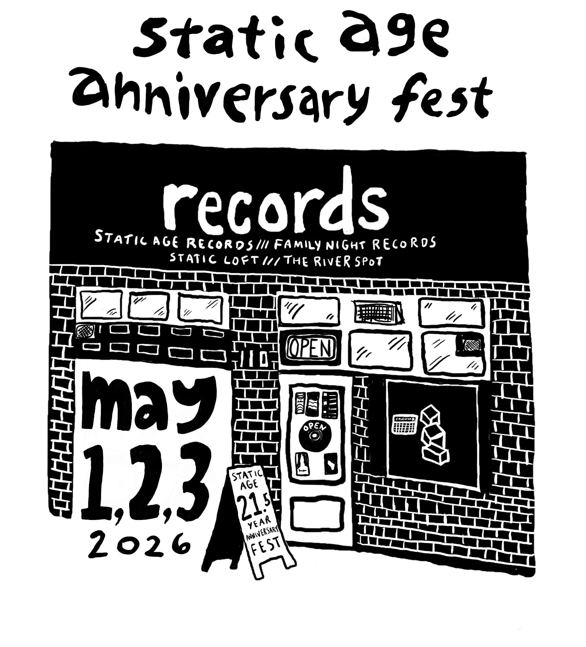 Static Age 21.5 Year Anniversary Fest DAY TWO (May 2, 2026)