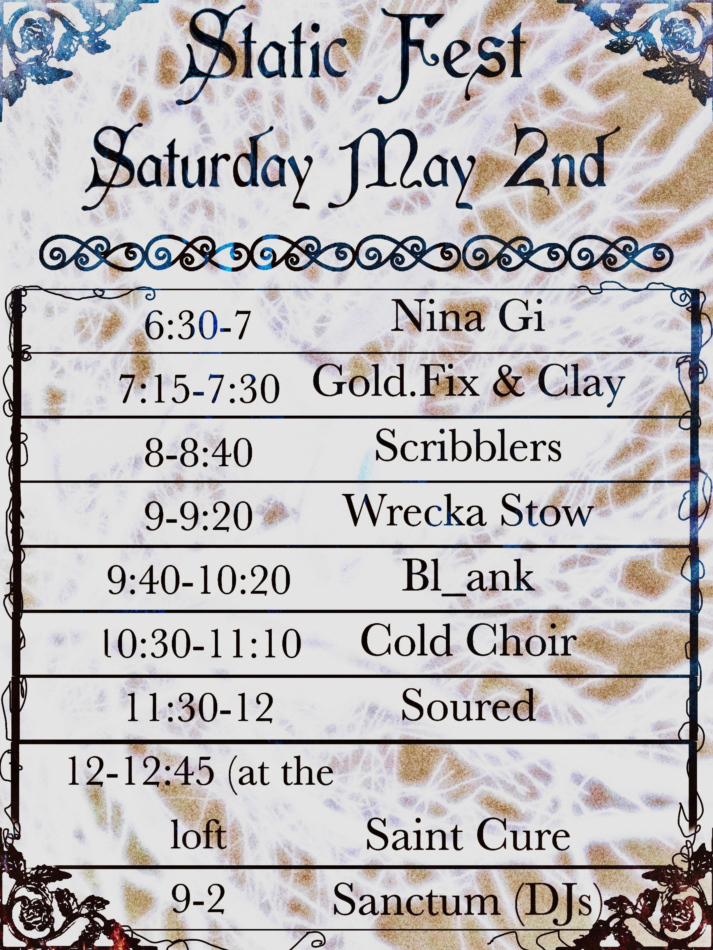 Static Age 21.5 Year Anniversary Fest DAY TWO (May 2, 2026)