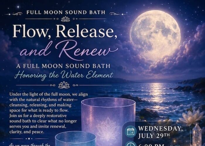 🌕✨Full Moon Flow, Release, & Renew Sound Bath 🌕✨