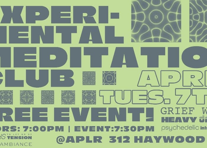 Experimental Meditation Club with Kelly Kelbel and Tony Rolando