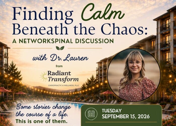 Finding Calm Beneath Chaos - NetworkSpinal Discussion @ Weller