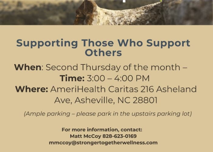 CAREGIVER SUPPORT GROUP w/ Stronger Together Wellness (FREE)
