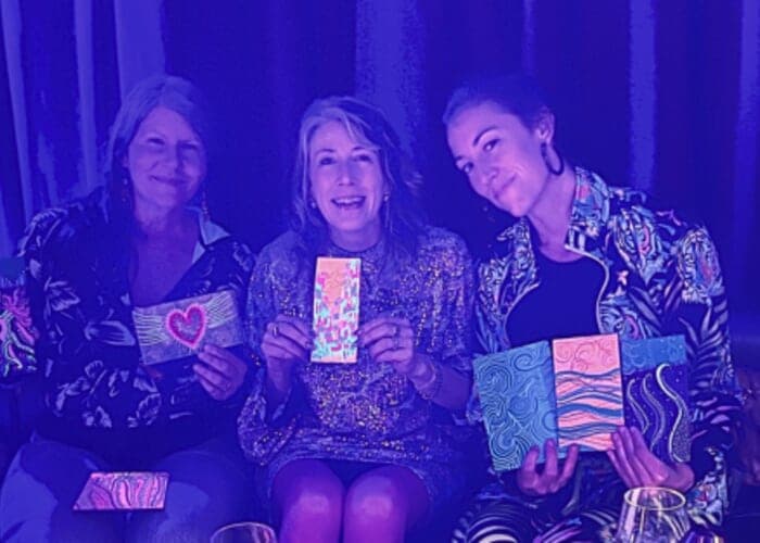 Black Light Art Party