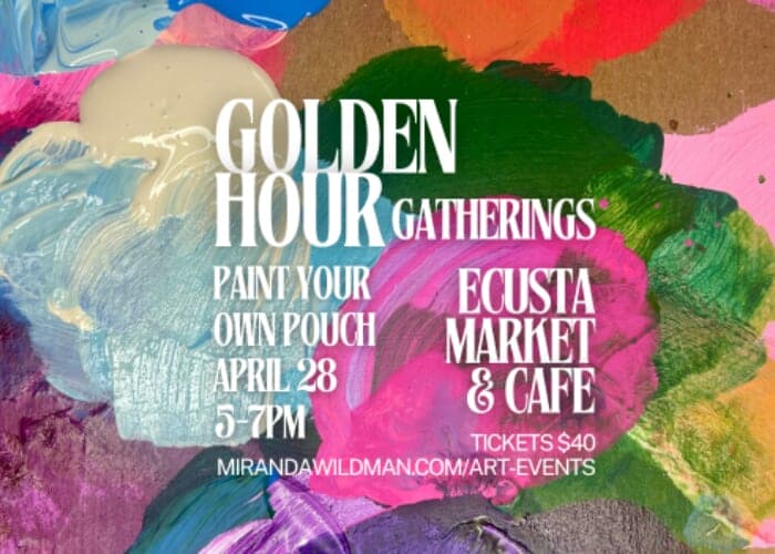 Paint Your Own Pouch Ecusta Market & Cafe