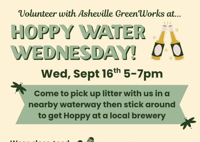 Hoppy Water Wednesday with Asheville GreenWorks