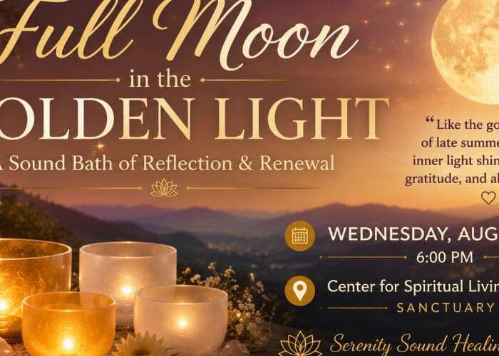 Full Moon in the Golden Light Sound Bath