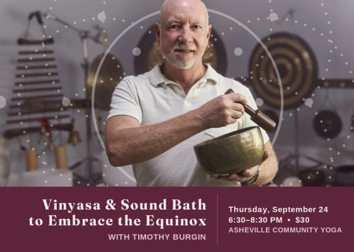 Yoga Workshop: Vinyasa & Sound Bath to Embrace the Equinox