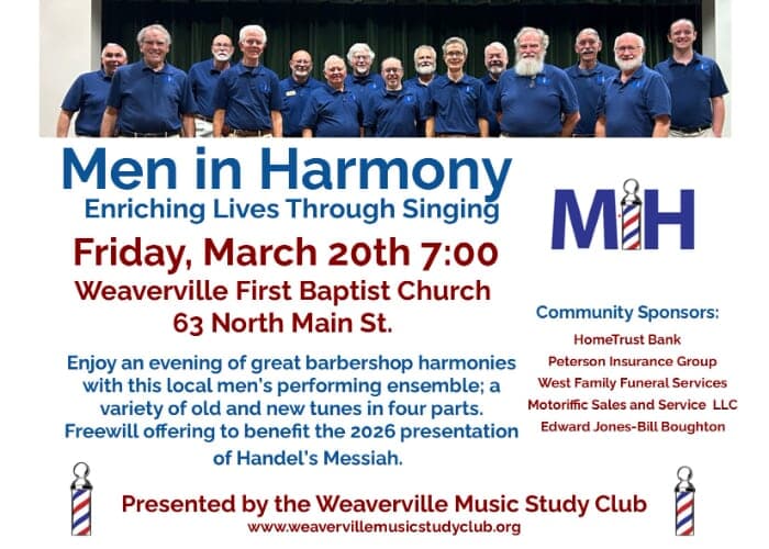 Men in Harmony Barbershop Singers in Concert
