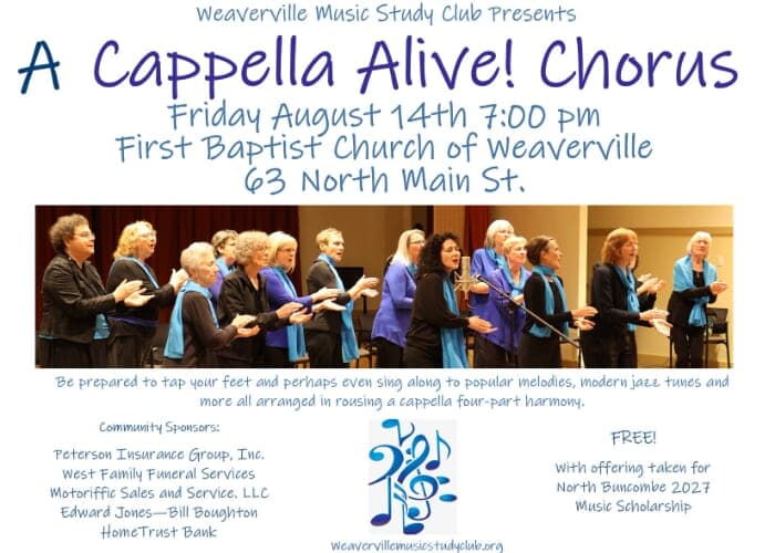 A Cappella Alive! Chorus in Concert