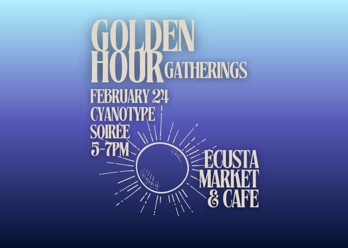 Cyanotype Soirée Ecusta Market + Cafe