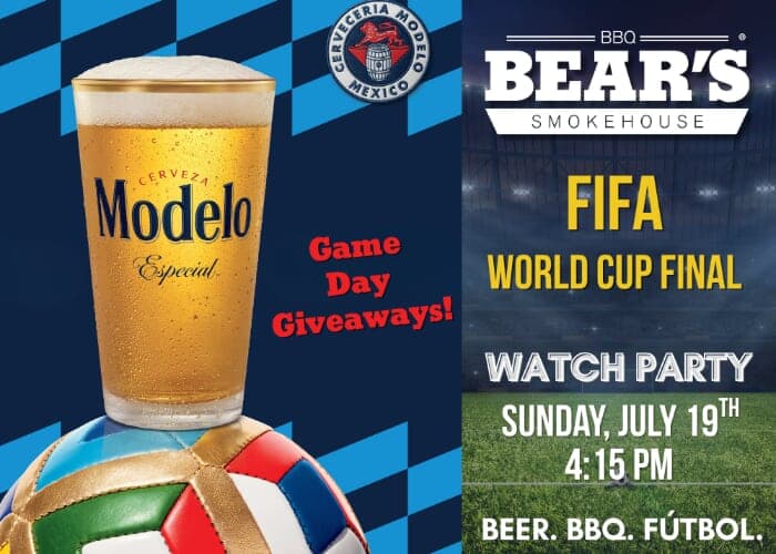 FIFA World Cup Final Watch Party | Bear's Smokehouse Asheville