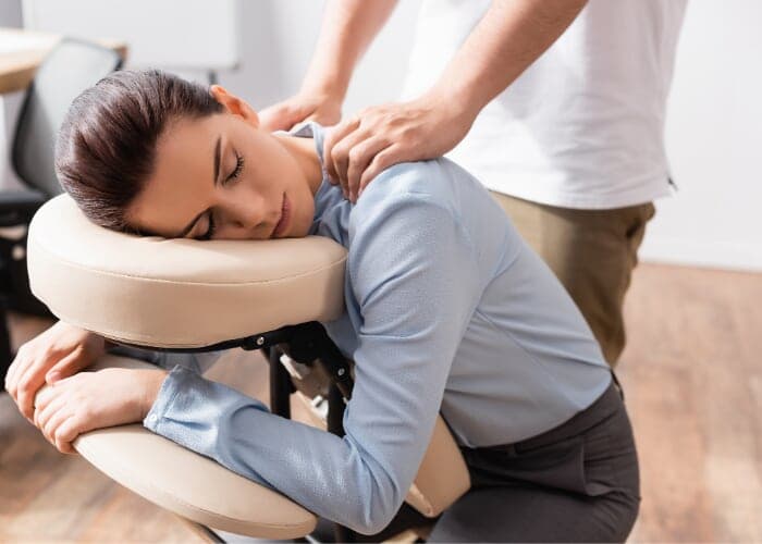 Chair Massages for Winter Wellness