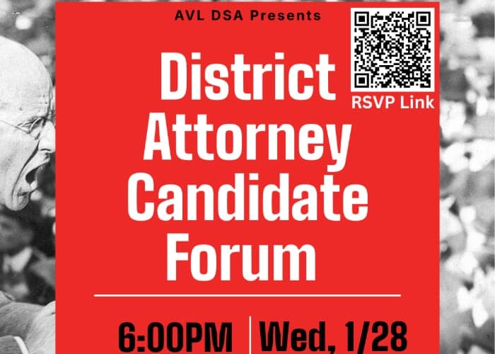 AVL DSA Presents: District Attorney Candidate Forum