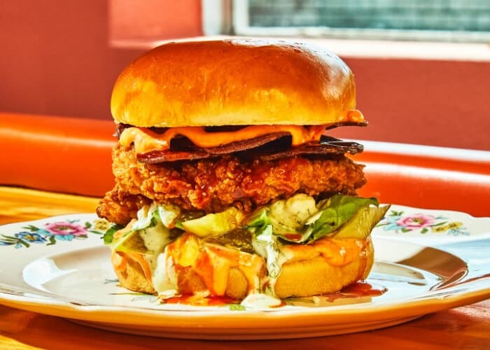 Hot Honey Chicken Sandwich BOGO at Regina’s