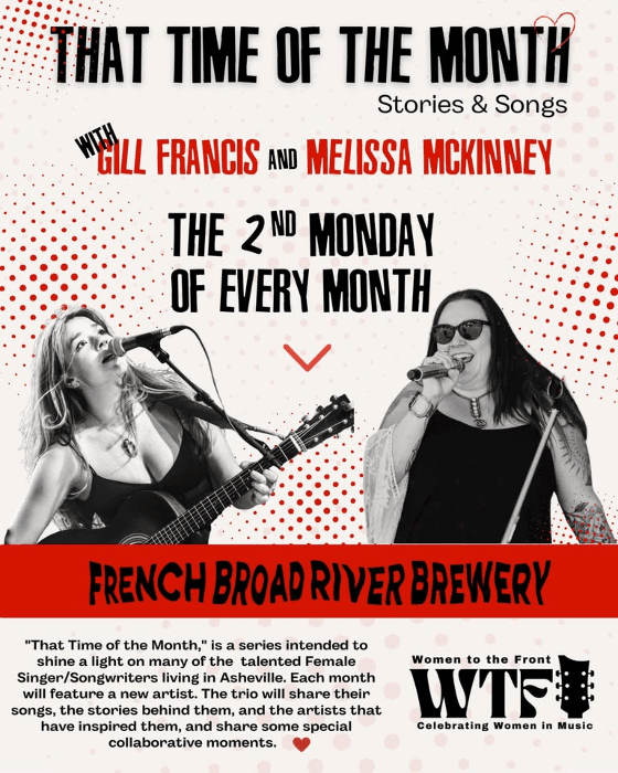 That Time of the Month, Women Artists Showcase hosted by Melissa McKinney and Gill Francis