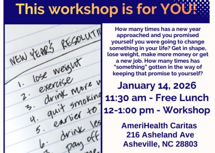 New Year’s Resolutions Usually Don’t Work-Workshop w/ Motivational Speaker