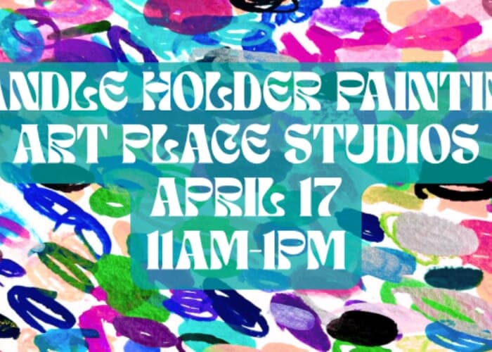 Candleholder Painting with Miranda Art Place Studios