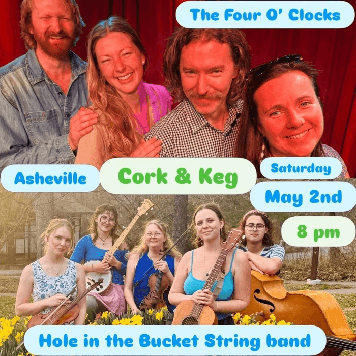 The Four O'Clocks (O.T. Band from Atlanta) @ the Cork & Keg
