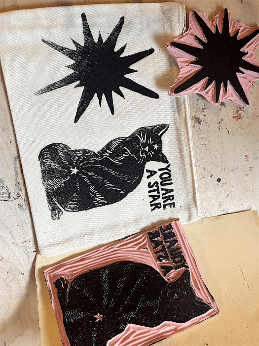 Block Printing on Fabric