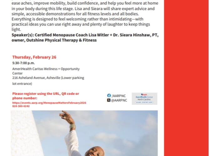 Join ACNC for MENOPAUSE MATTERS: Real talk. Real support. Real community.