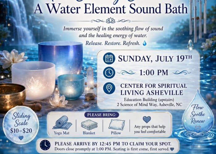 The Cooling Current-A Water Element Sound Bath