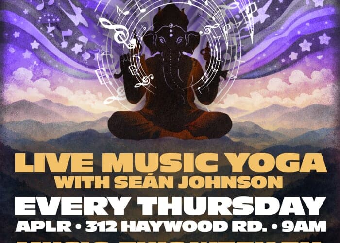 Live Music Yoga with Seán Johnson with music from Chris Rosser
