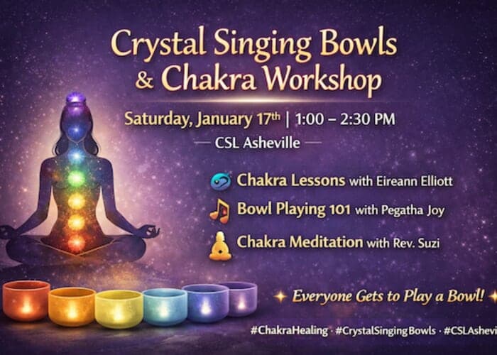 🌈 Crystal Singing Bowls & Chakra Workshop