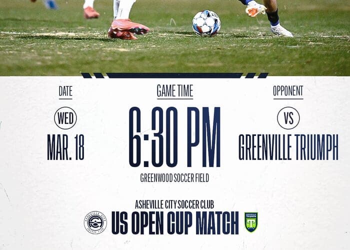 US Open Cup Round 1: Asheville City Soccer Club vs Greenville Triumph
