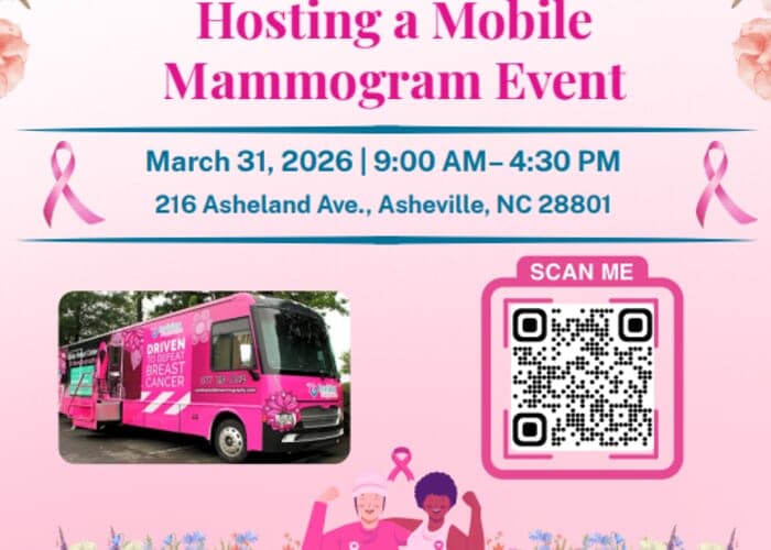 Invision Diagnostics MAMMOGRAM BUS at the ACNC Wellness Center