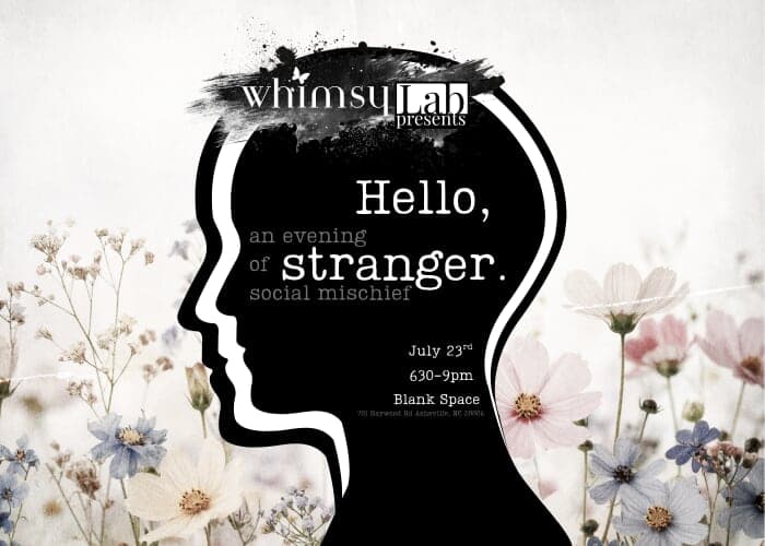 Whimsy Lab AVL presents: Hello, stranger.