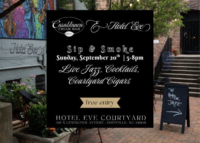 Free: Live Jazz with Chronology Music + Casablanca Cigar Sip & Smoke