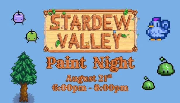 Stardew Valley Paint Night