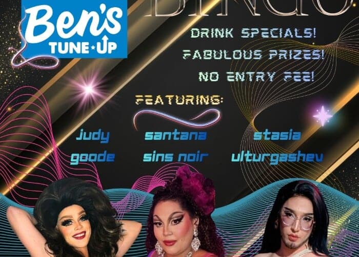 January 2026 Drag Bingo at Ben's Tune Up!