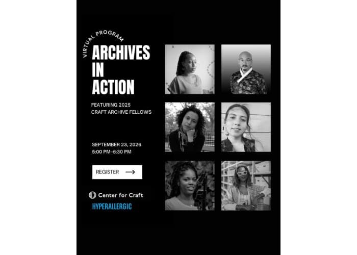 Archives in Action: 2025 Craft Archive Fellows