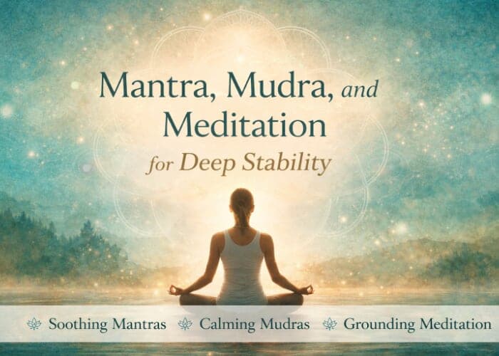 Mantra, Mudra, and Meditation for Deep Stability