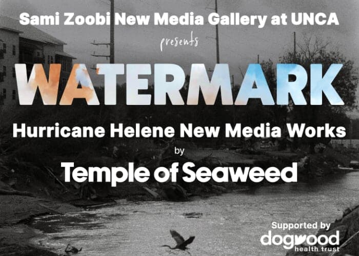 Watermark: Hurricane Helene New Media Works by Temple of Seaweed