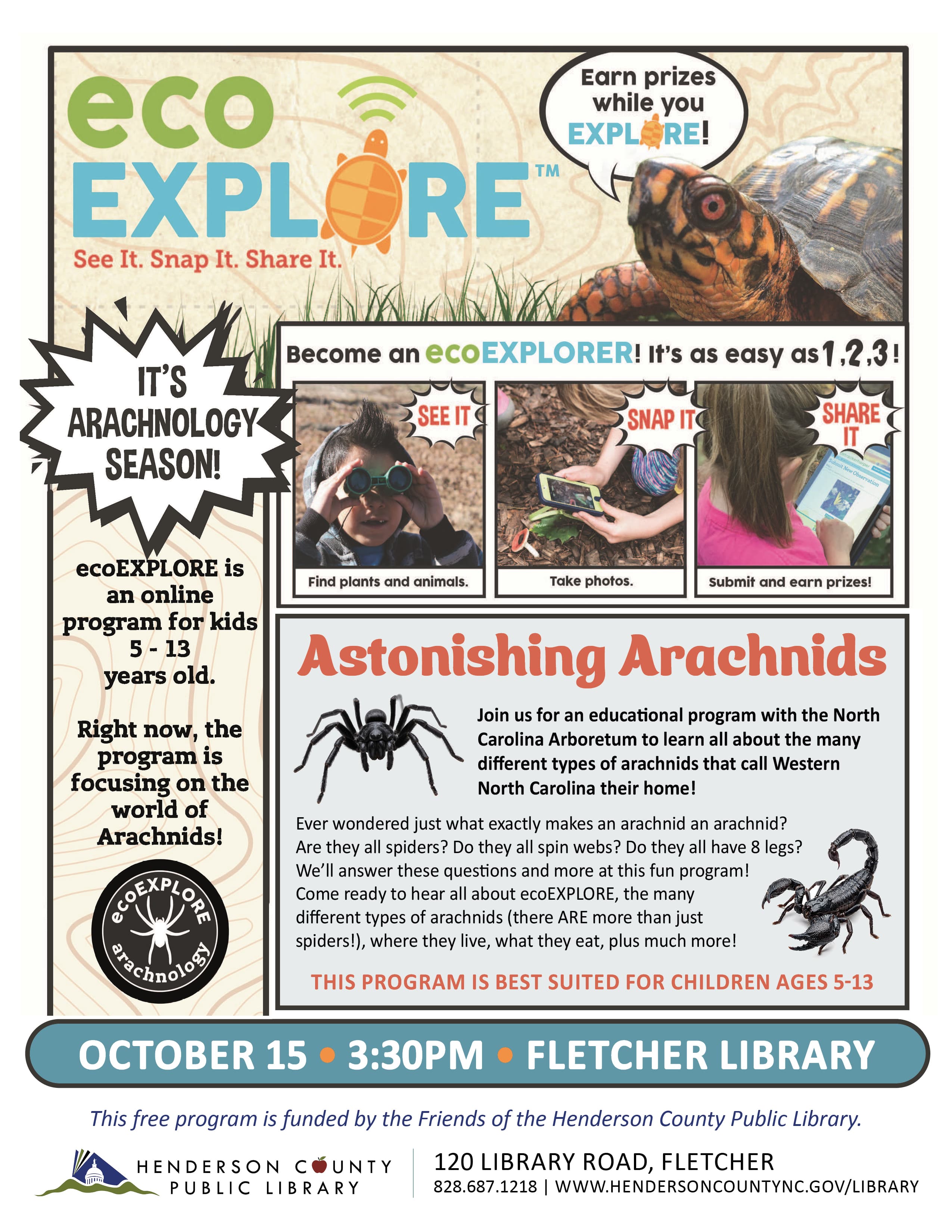 ecoEXPLORE: Astonishing Arachnids