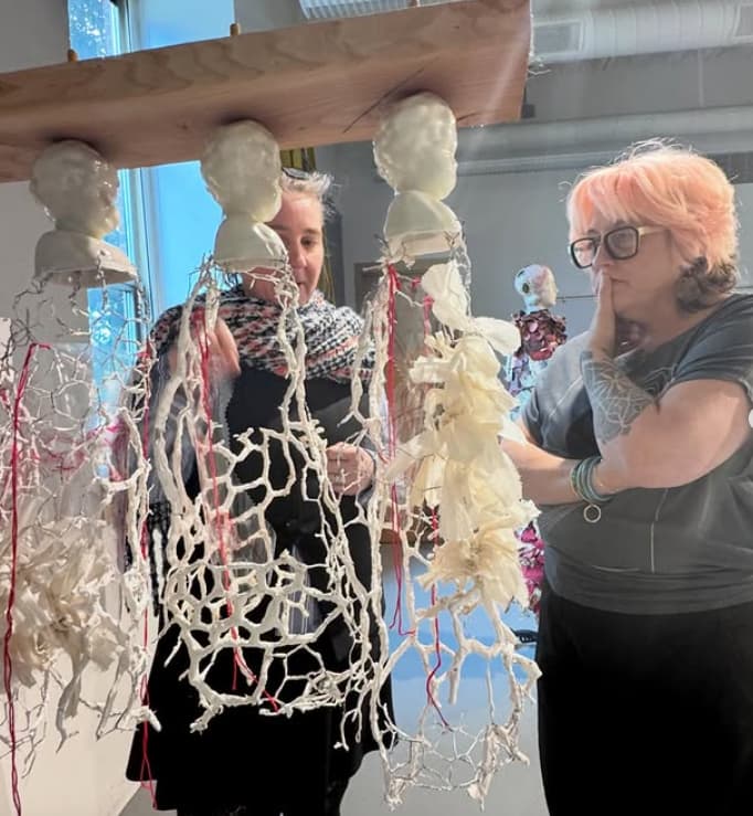 MFA Thesis Show with Holly Hill and Lynne Hudson