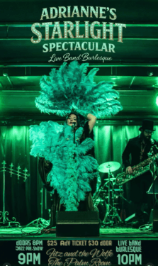 SOLD OUT | Adrianne’s Starlight Spectacular – Live Band Burlesque Show | The Palm Room