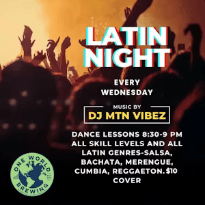 Latin Night Wednesday w/DJ MTN VIBEZ