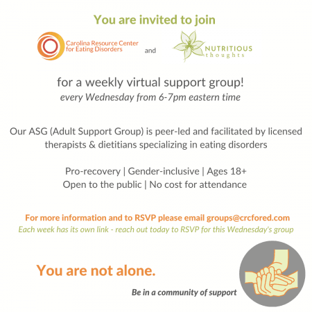 Carolina Resource Center for Eating Disorders Support Group