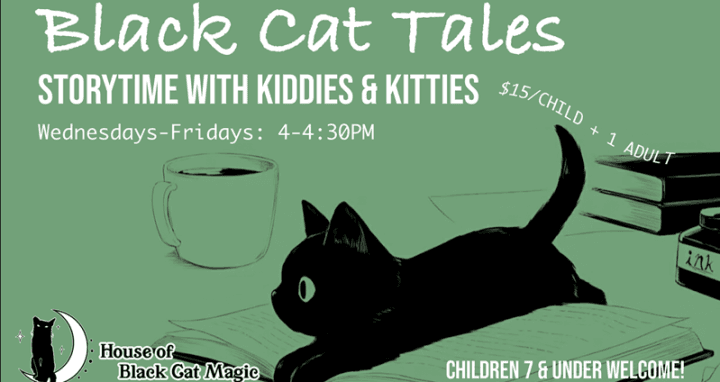 Black Cat Tales: Story Time w/Cats