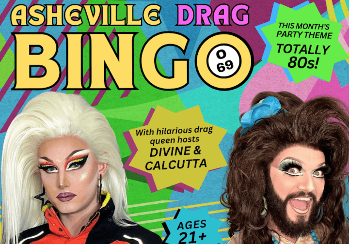 Asheville Drag Bingo: Totally 80's Fundraiser for Arms Around ASD